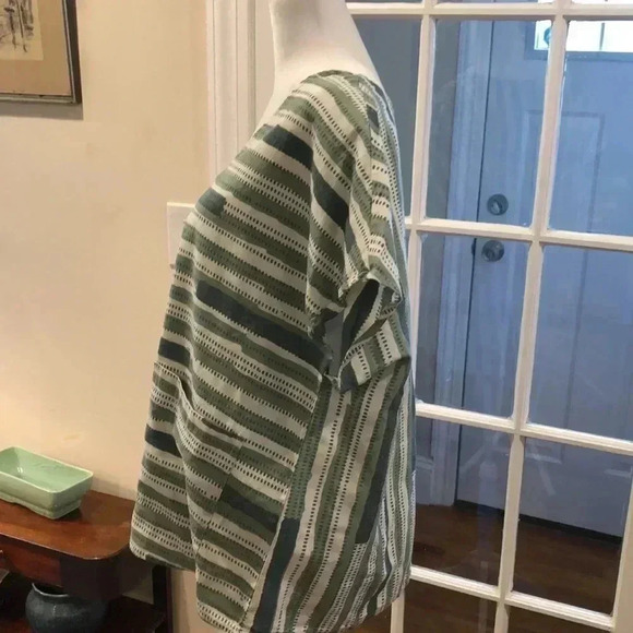 Marketplace cotton/linen top. - Picture 4 of 7